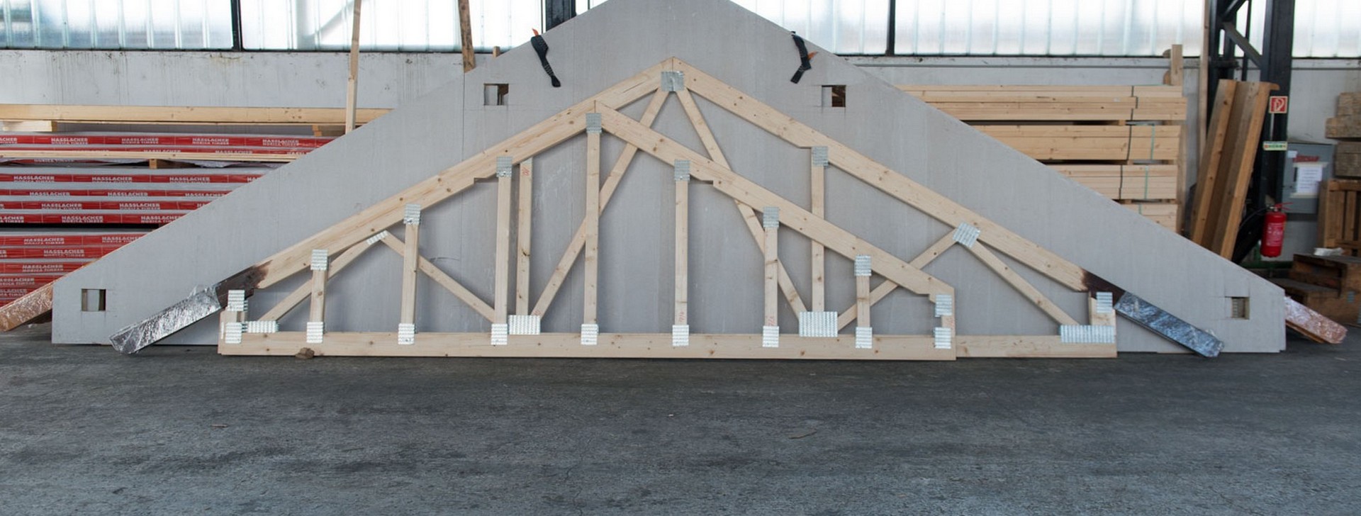 Oromfalak térdfalak előregyártása